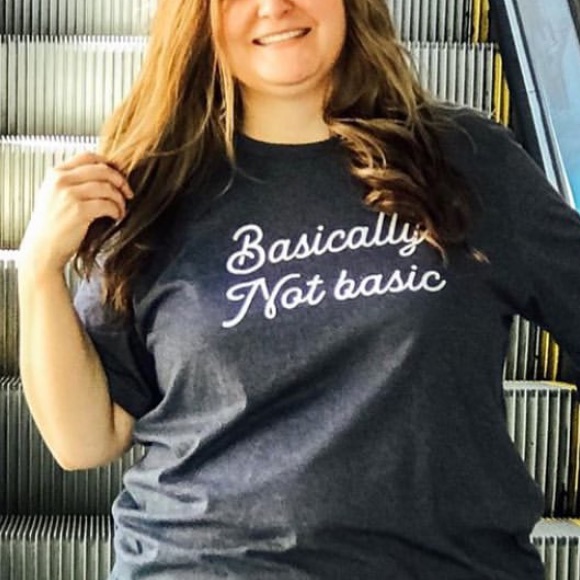 Xs & L Basically Not Basic Tee